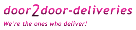 door2door deliveries, we're the ones who deliver!